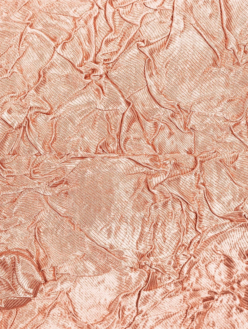 Ricca Crinkled Satin Coat