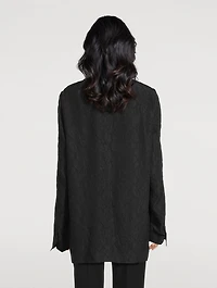 Blink Embellished Double-Breasted Wool Blazer