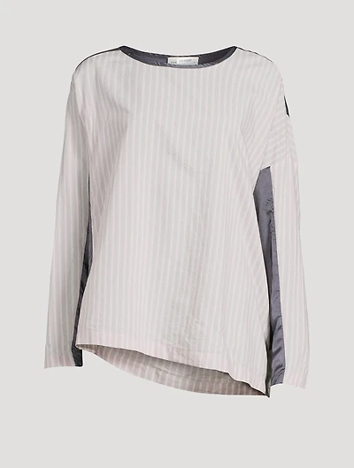 Caias Mixed-Print Blouse