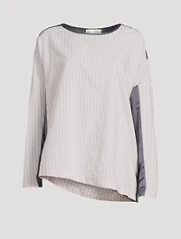 Caias Mixed-Print Blouse