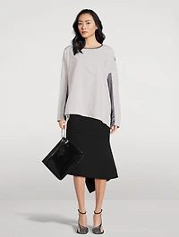Caias Mixed-Print Blouse