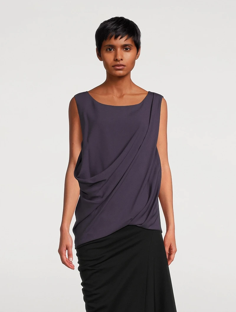 Cot Draped Blouse