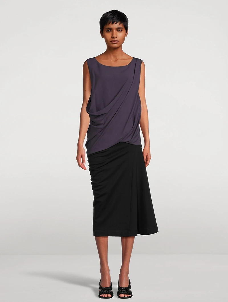 Cot Draped Blouse