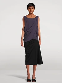 Cot Draped Blouse
