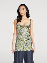 Chai Embellished Silk Cami