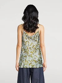 Chai Embellished Silk Cami