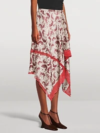 Shake Asymmetric Lace Skirt