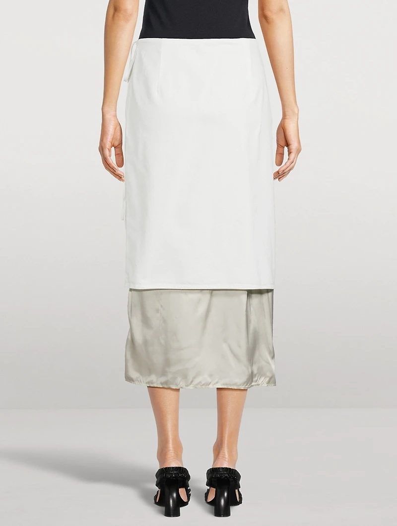 Silene Layered Midi Skirt