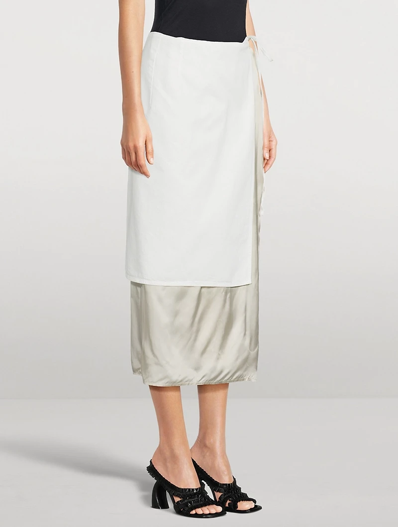 Silene Layered Midi Skirt