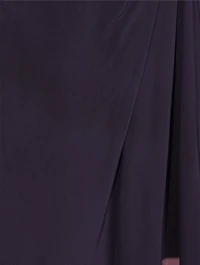 Salvix Maxi Skirt Leopard Orchid Print