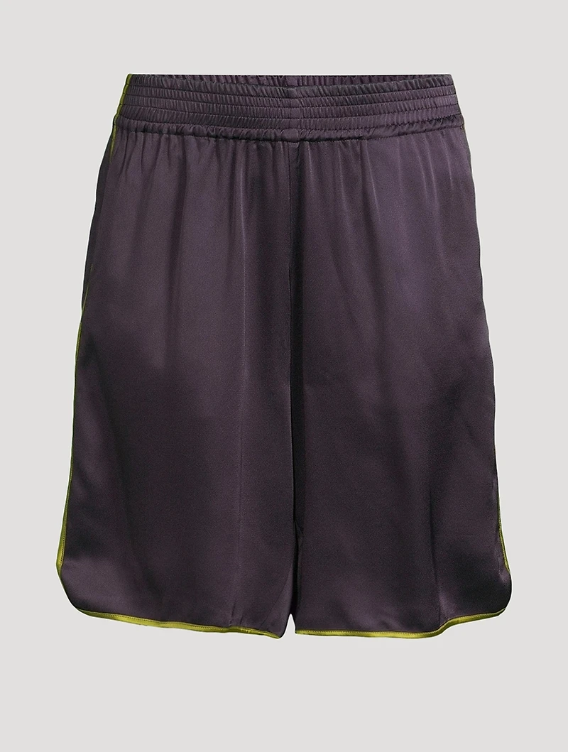 Priya Crêpe Satin Shorts