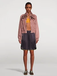 Priya Crêpe Satin Shorts