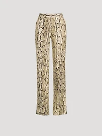 Pulla Trousers Snakeskin Print