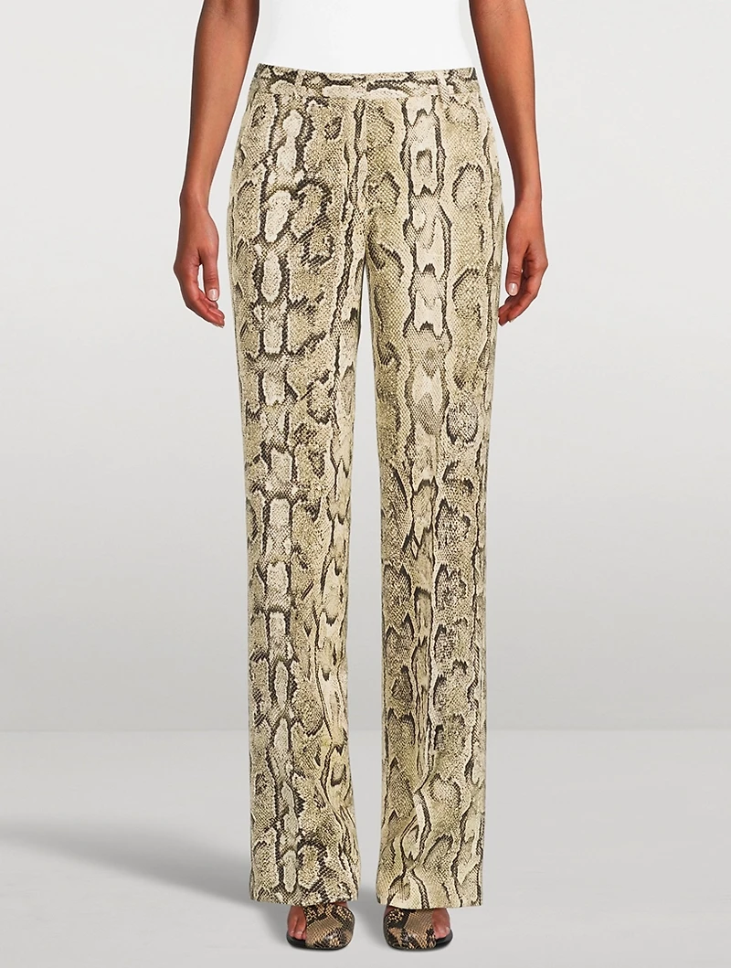 Pulla Trousers Snakeskin Print