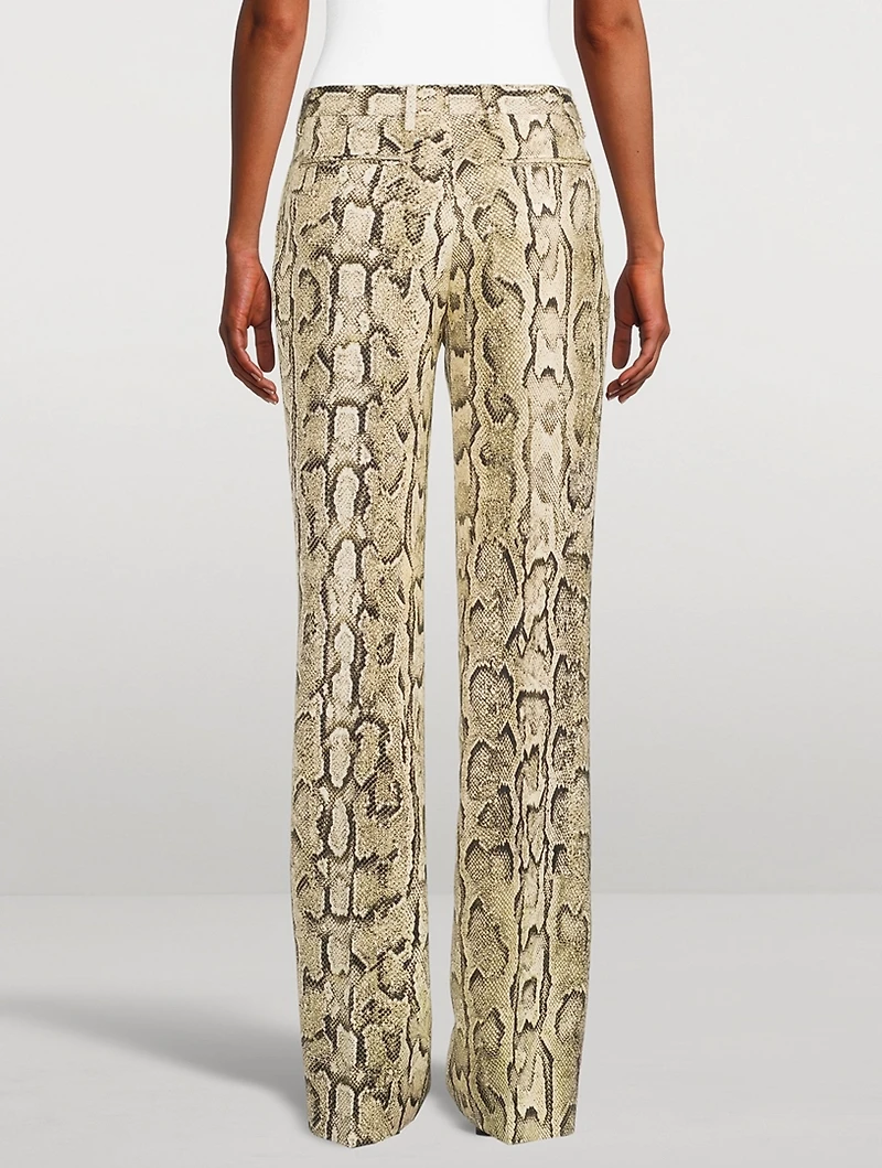 Pulla Trousers Snakeskin Print