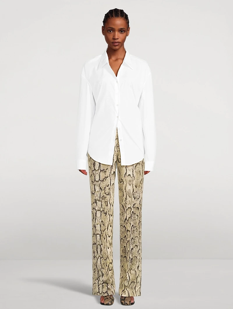 Pulla Trousers Snakeskin Print