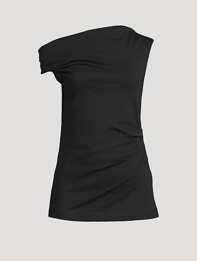 Henray Draped Jersey Top