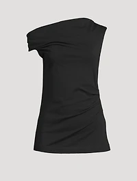 Henray Draped Jersey Top