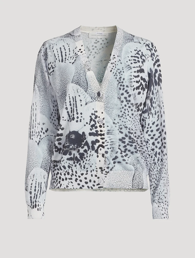 Talita Animal Jacquard Cardigan