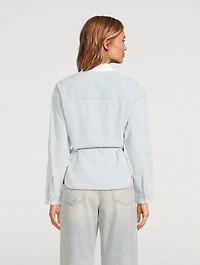 C-Delphi Poplin Wrap Shirt
