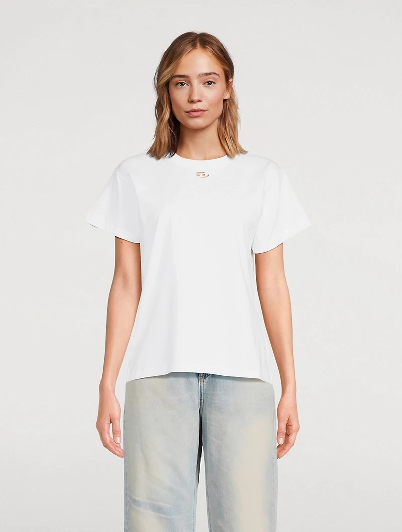 Marey Cut-Out Logo T-Shirt