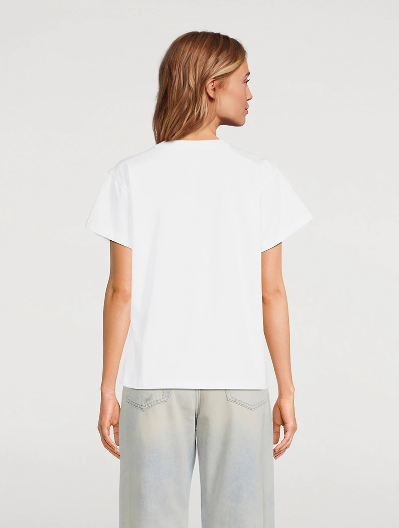 Marey Cut-Out Logo T-Shirt