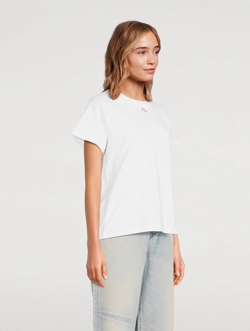 Marey Cut-Out Logo T-Shirt