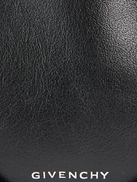 Voyou Leather And Nylon Skinny Crossbody Bag