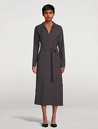 Belted Polo Dress