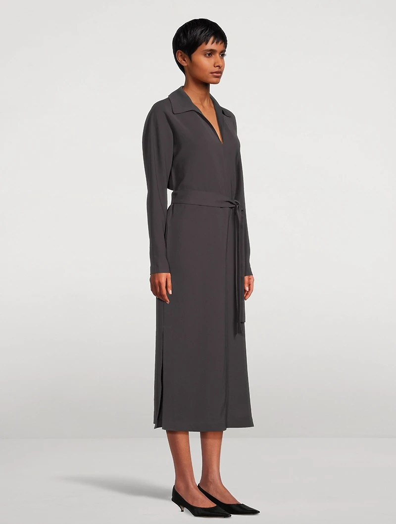 Belted Polo Dress