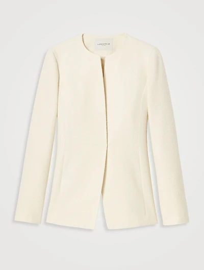 Bouclé Weave Cutaway Jacket