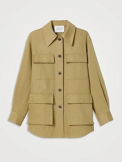 Twill Cargo Jacket