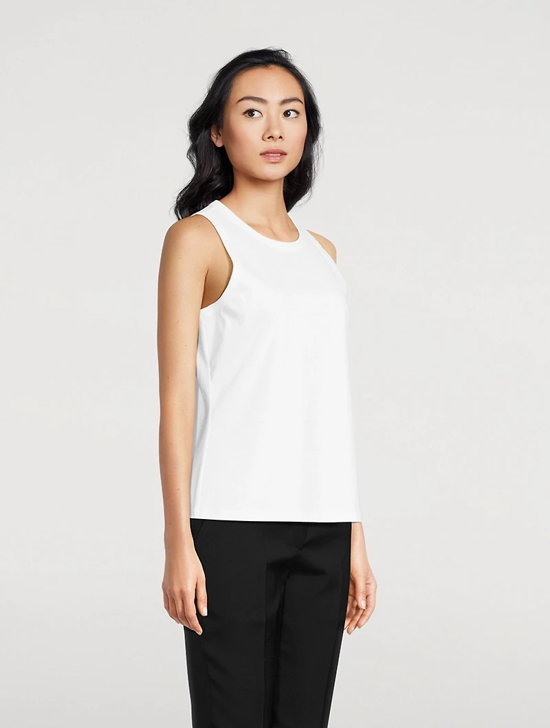 Ribbed Racerback Tank Top