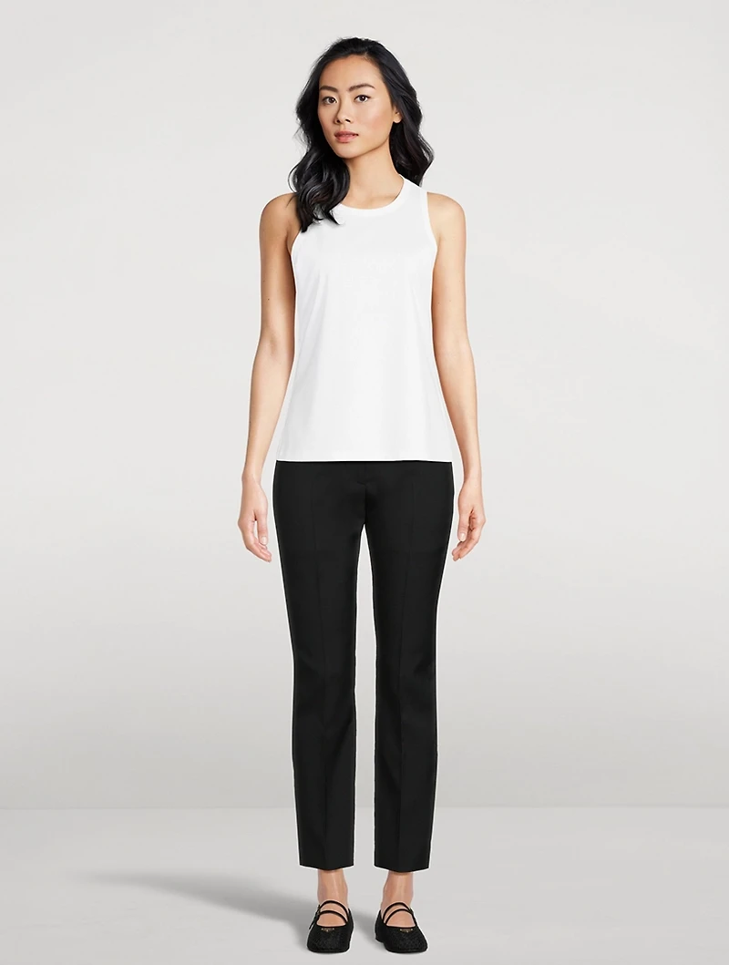 Ribbed Racerback Tank Top