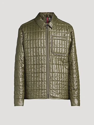 Madiere Quilted Padded Shirt Jacket