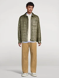 Madiere Quilted Padded Shirt Jacket