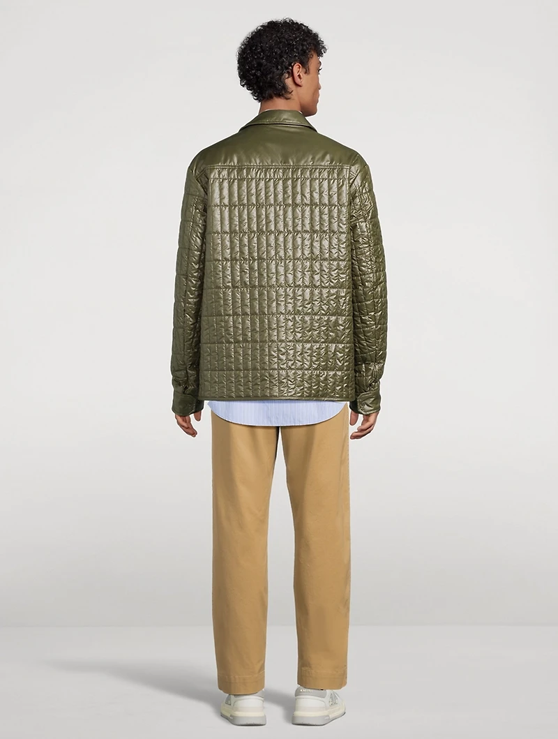 Madiere Quilted Padded Shirt Jacket