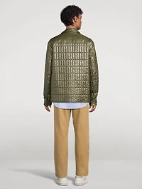 Madiere Quilted Padded Shirt Jacket