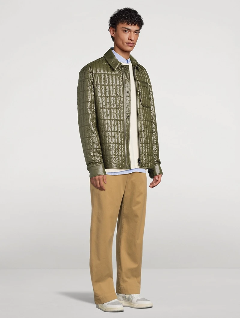 Madiere Quilted Padded Shirt Jacket