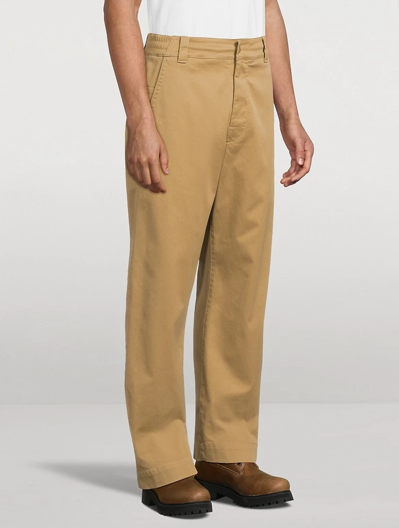 Cotton Gabardine Pants