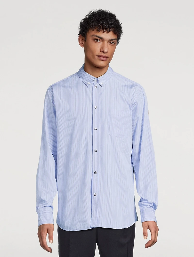 Cotton Oxford Shirt Striped Print