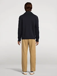 Down-Padded Zip Cardigan