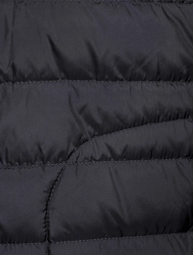 Down-Padded Zip Cardigan
