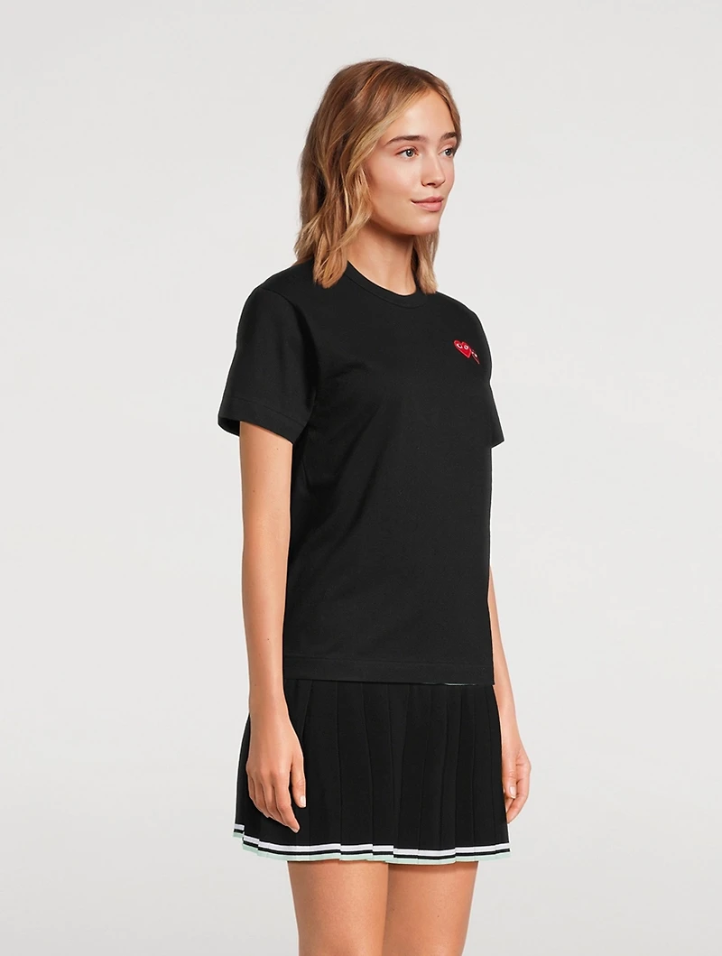 Double Heart Patch T-Shirt