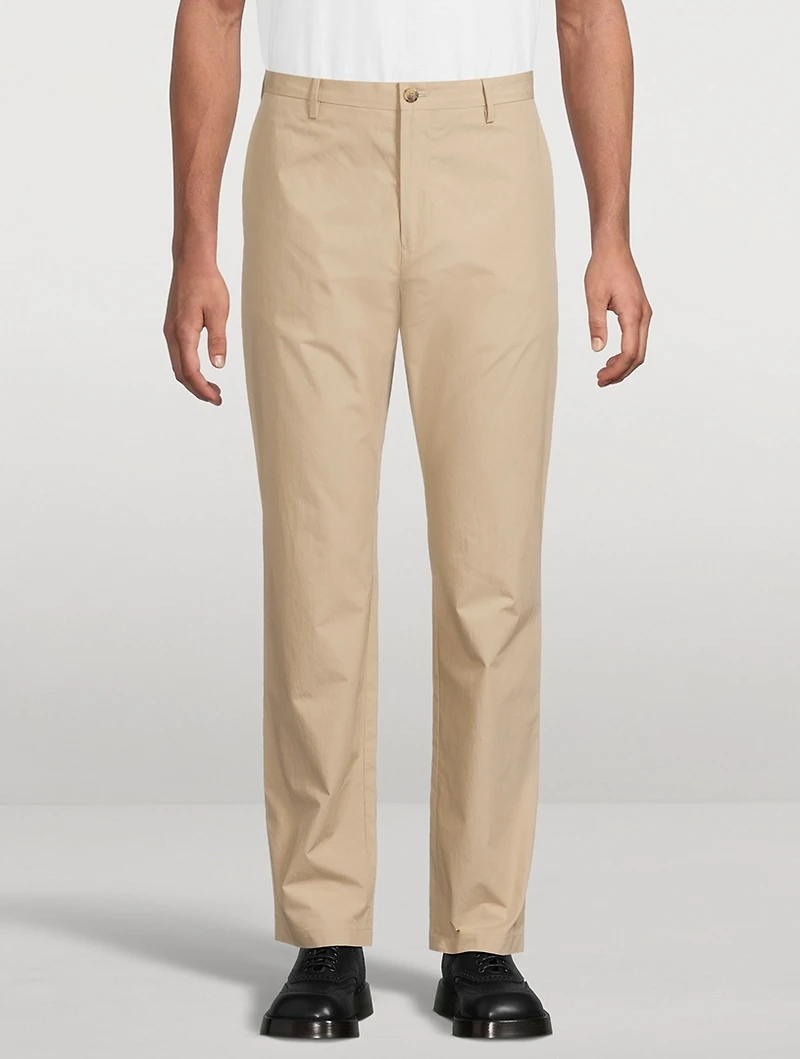 Sand Cotton Poplin Chinos