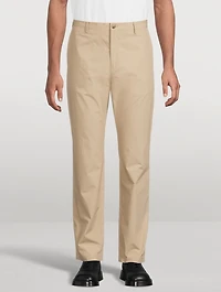 Sand Cotton Poplin Chinos