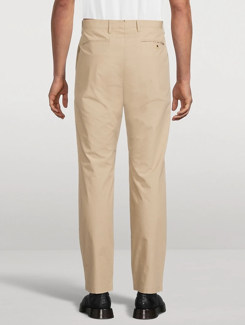 Sand Cotton Poplin Chinos