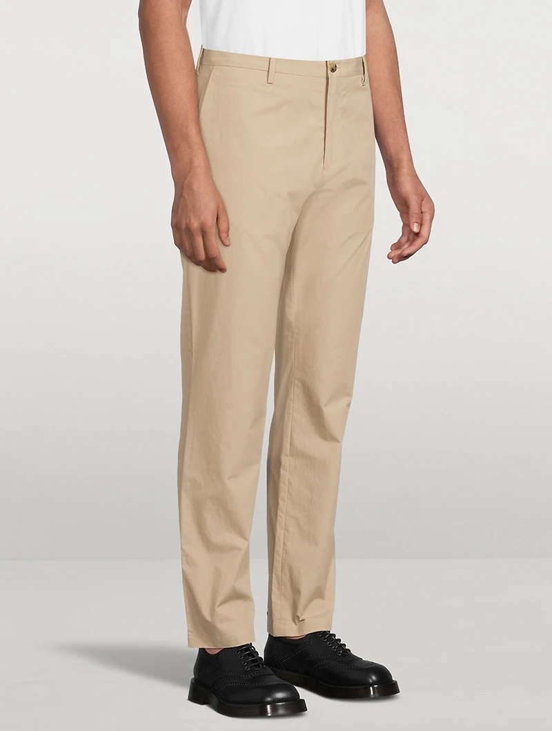 Sand Cotton Poplin Chinos