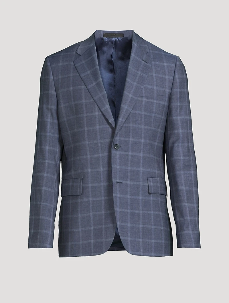 Check Wool Jacket