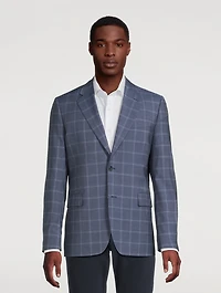 Check Wool Jacket